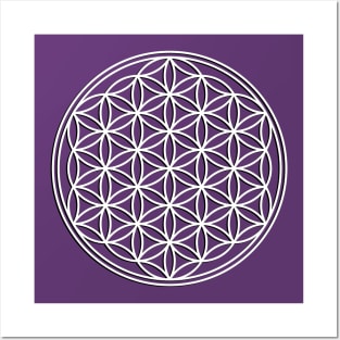 Sacred Geometry - Flower Of Life - Symbol 1 Posters and Art